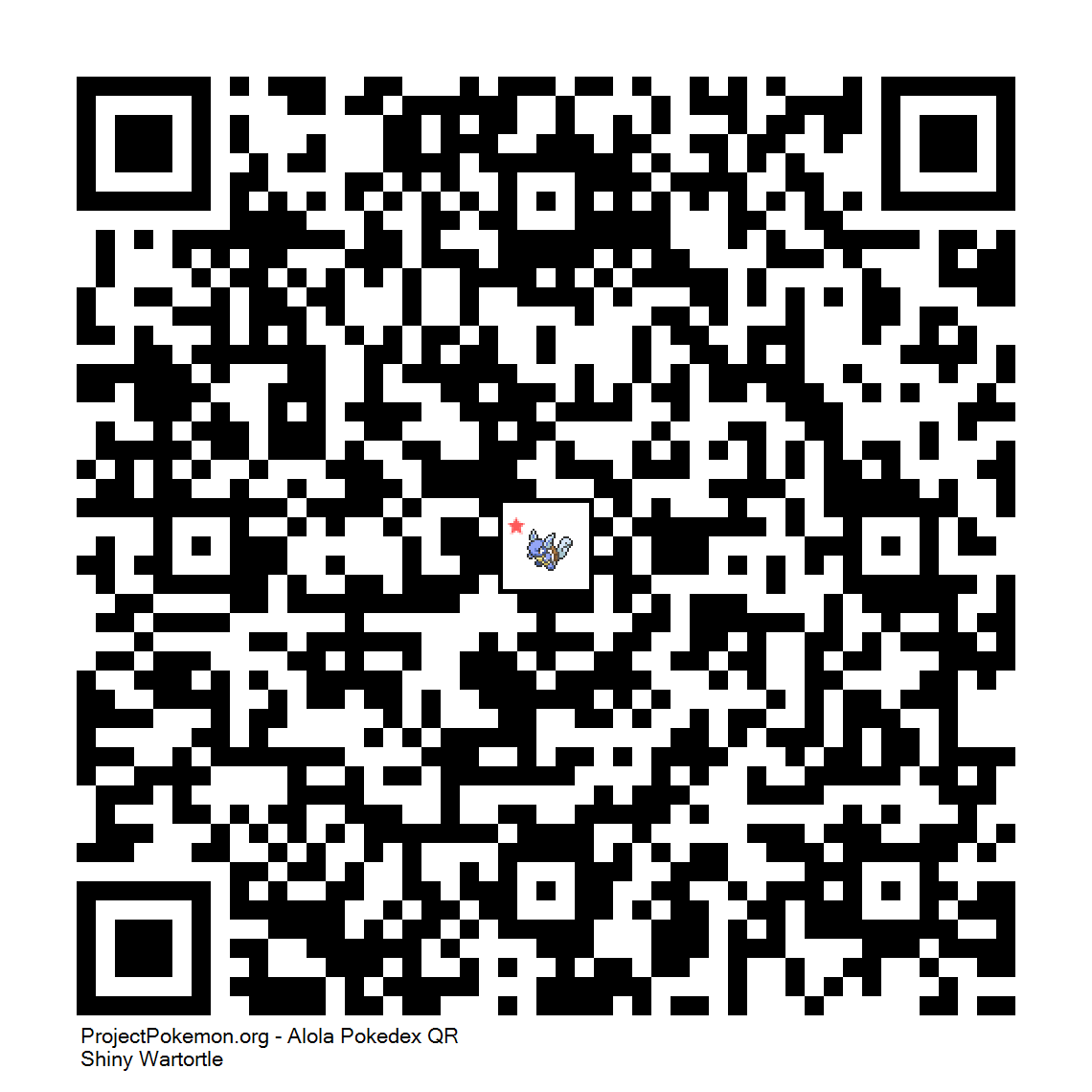 Cdigo QR de Wartortle variocolor